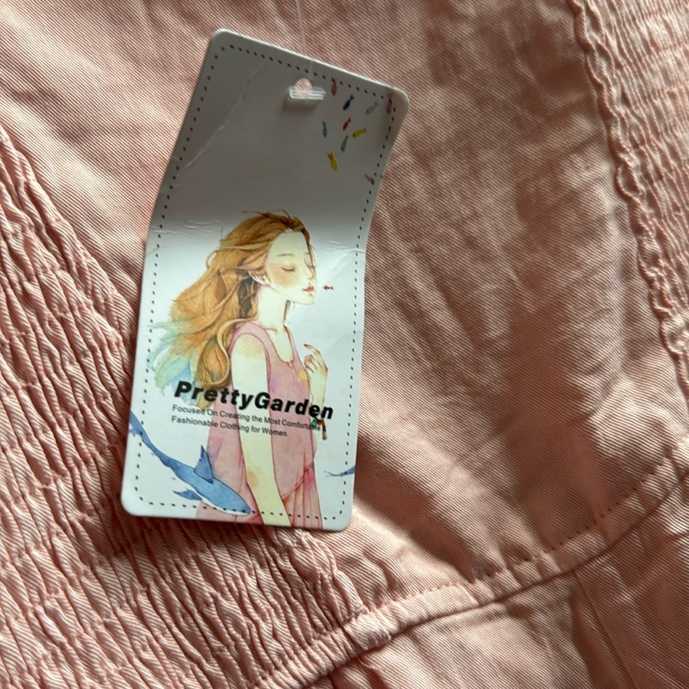 Pretty garden blush pink Maxi Dress - Picture 2 of 5